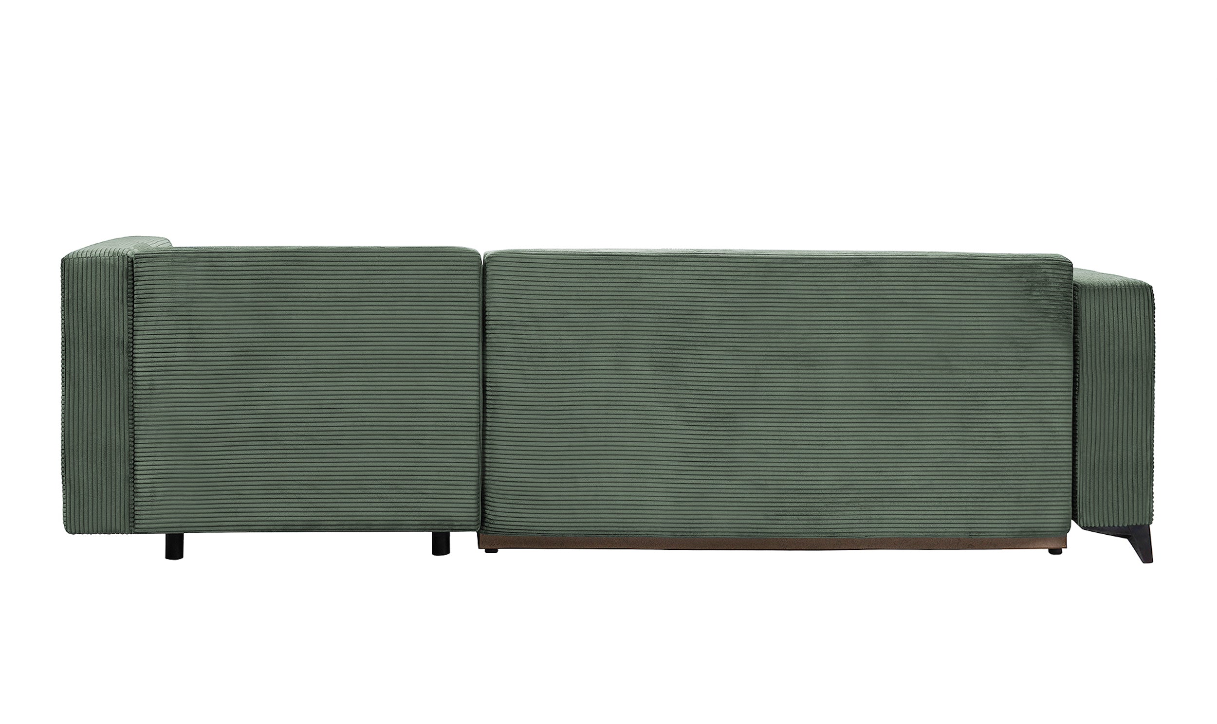 Colțar Extensibil NOMAD, cu ladă de depozitare, variante stânga/dreapta 280x215x90 cm, Prestigehome.ro, #color_Verde-Zoom