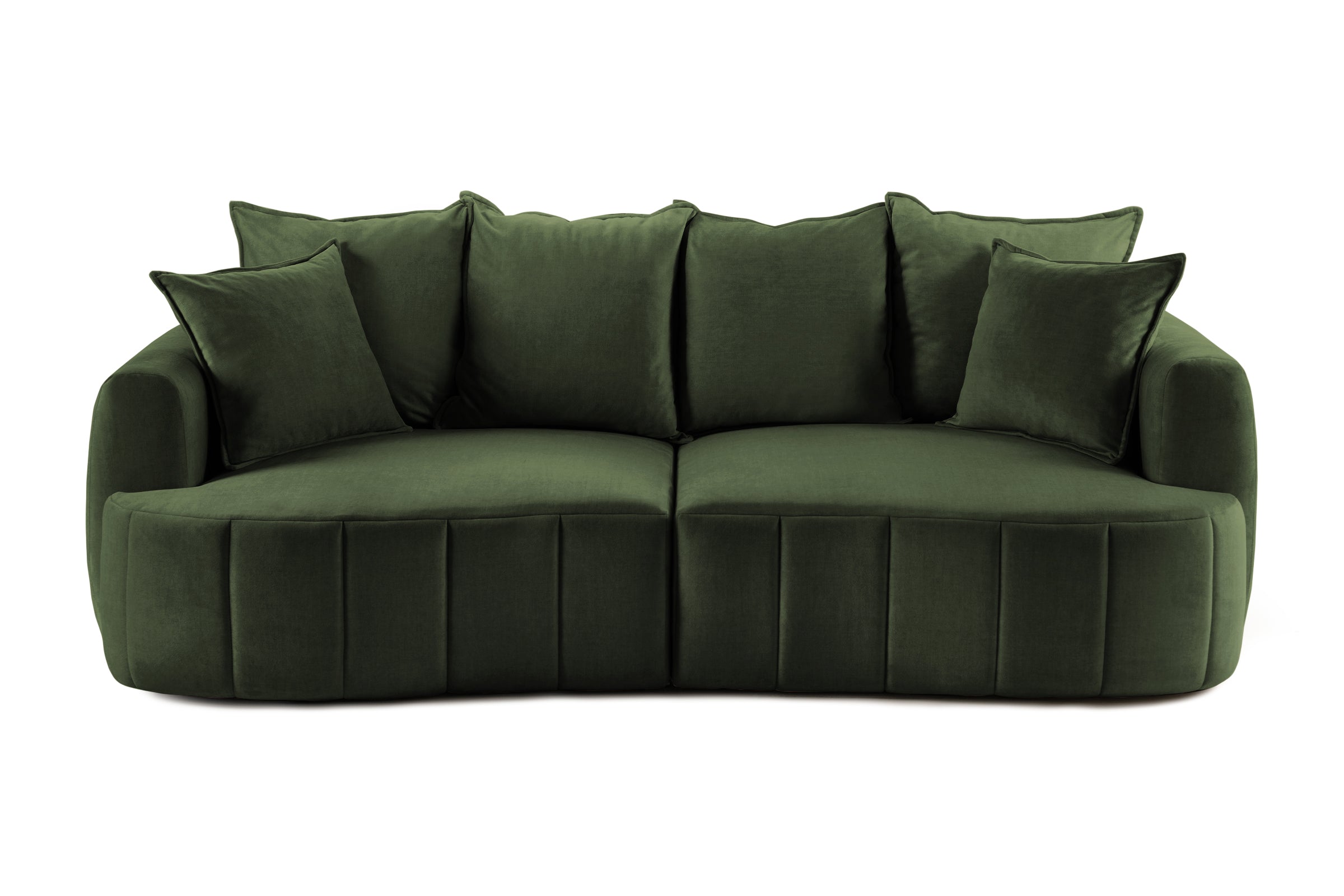 Canapea Extensibilă 3 locuri SAMBA, cu 2 lăzi depozitare,  242x127x90 cm, #Color_Verde-Vogue