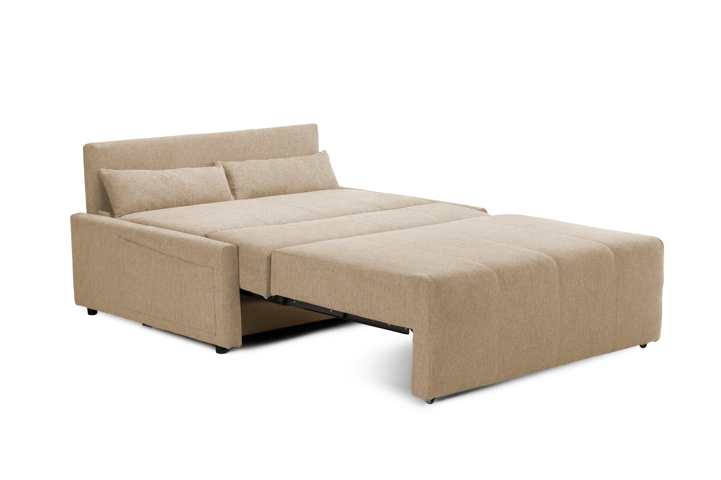 Canapea Extensibilă 2 locuri OSLO, 154x122x90 cm, #color_Bej-Loft