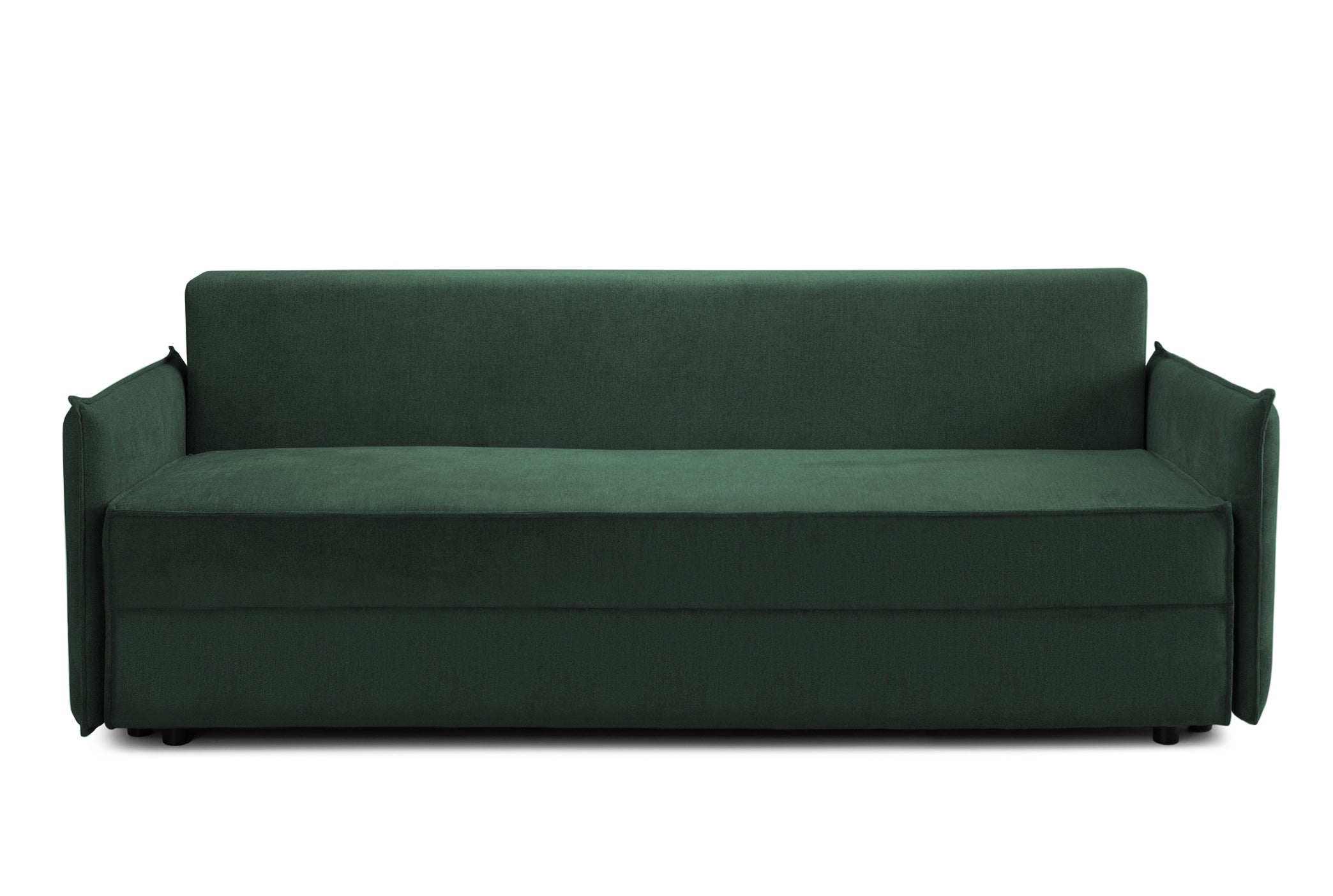 Canapea Extensibilă 3 locuri RIVA, cu ladă depozitare, 206x90x88 cm, #Color_Aston-Verde