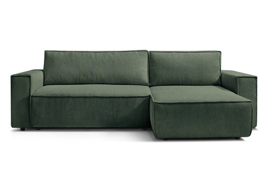 Coltar Extensibil 3 locuri Cloud, cu lada de depozitare, 275x145x85 cm - Prestigehome.ro - Coltar - Prestige - #color_Verde-Fjord