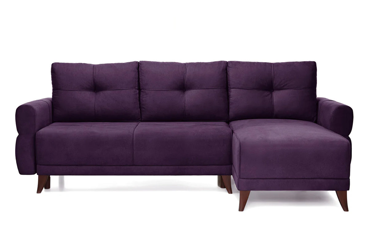 Coltar Extensibil 3 locuri Larin, cu lada de depozitare, 235x90x100 cm - Prestigehome.ro - Coltar - Prestige - #color_violet-enjoy