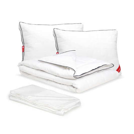 Pachet Cotton Dream Double-Seturi Perne + Pilote-Prestige Home-Prestige Home