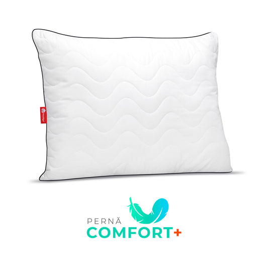 Pernă Comfort Plus cu microfibră, husă microfibră, 50x70 cm-Pernă-Prestige Home-Prestige Home